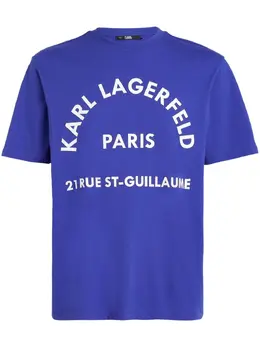 Karl Lagerfeld: Хлопковая футболка  Rue St Guillaume