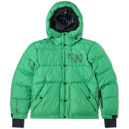 Moncler Grenoble: Зелёная куртка 