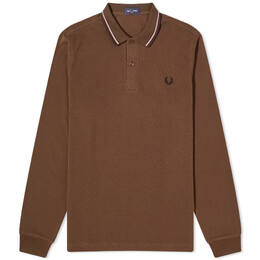 Fred Perry: Поло  Twin Tipped с длинным рукавом