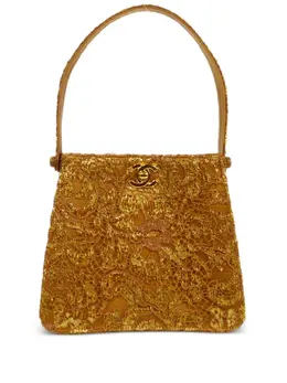 CHANEL Pre-Owned: Коричневая сумка 
