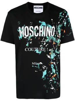Moschino: Футболка с принтом 