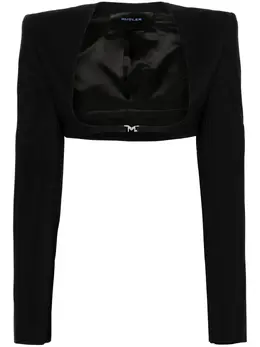 Mugler: Чёрная куртка 