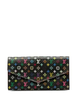 Louis Vuitton Pre-Owned: Чёрный кошелёк