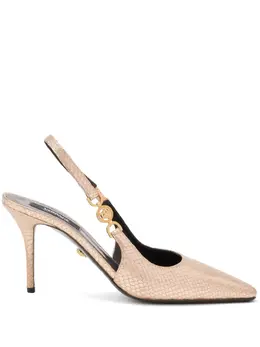 Versace: Розовые туфли  Medusa