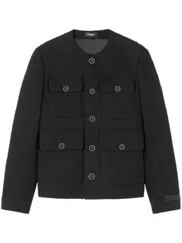 Versace: Твидовая куртка 