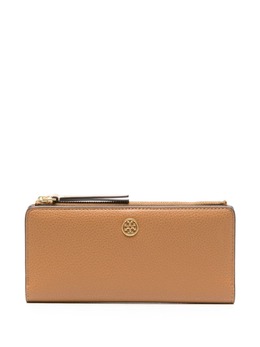 Tory Burch: Коричневый кошелёк  Double T