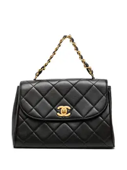 CHANEL Pre-Owned: Чёрная сумка 