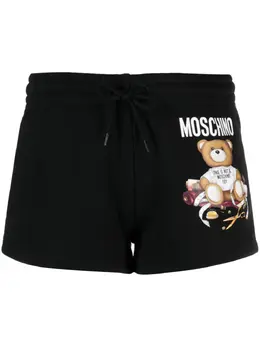 Moschino: Шорты Teddy Bear с принтом