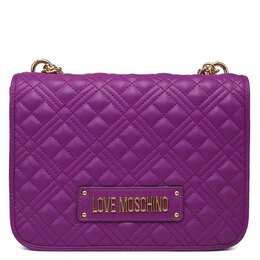 Love Moschino: Фиолетовая сумка 