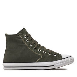 Converse: Зелёные кеды Chuck Taylor All Star