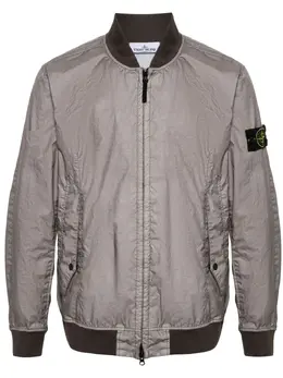 Stone Island: Куртка  Membrana с воротником