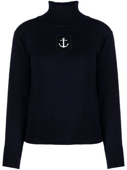 Jil Sander: Голубой свитер 