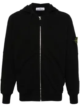 Stone Island: Чёрная толстовка  Compass