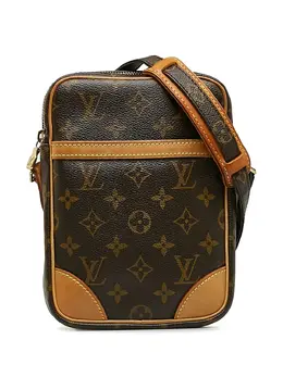 Louis Vuitton Pre-Owned: Коричневая сумка через плечо