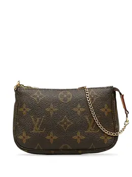 Louis Vuitton Pre-Owned: Коричневый клатч