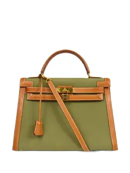 Hermès Pre-Owned: Сумка цвета хаки 