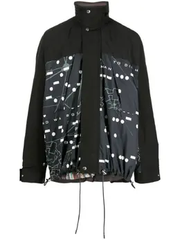 sacai: Куртка с принтом 