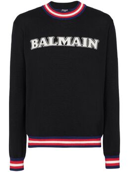 Balmain: Жаккардовый свитер 