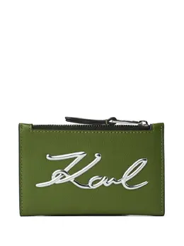 Karl Lagerfeld: Зелёный кошелёк  K/Signature