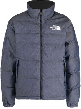 The North Face: Голубая куртка  Nuptse