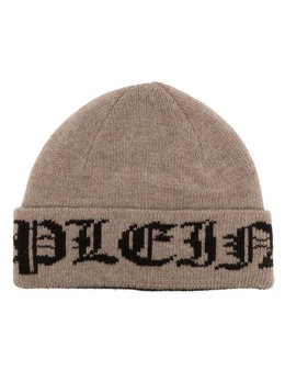Philipp Plein: Бежевая шапка  Gothic Plein