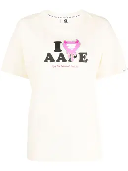 AAPE BY *A BATHING APE®: Футболка с принтом