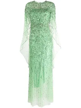 Jenny Packham: Зелёное платье 