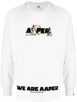 AAPE BY *A BATHING APE®: Футболка с принтом 