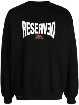 izzue: Хлопковый свитшот  Reserved