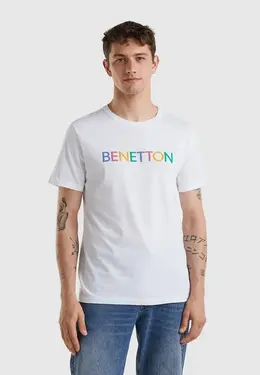 United Colors of Benetton: Белая футболка 