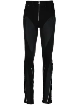 Mugler: Расклешённые джинсы 