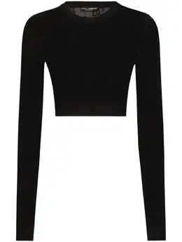 Dolce & Gabbana: Трикотажный топ 