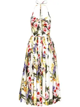 Dolce & Gabbana: Платье с принтом 