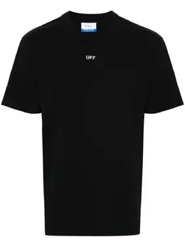 Off-White: Футболка с принтом 