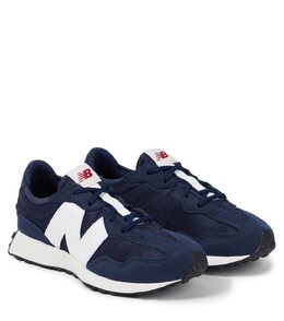 New Balance: Синие кроссовки  327