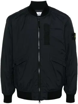 Stone Island: Чёрная куртка  Compass