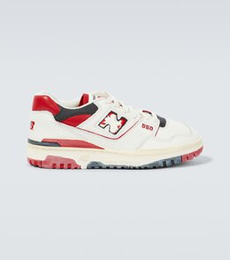 New Balance: Белые кроссовки  550