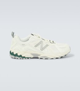 New Balance: Белые кроссовки 