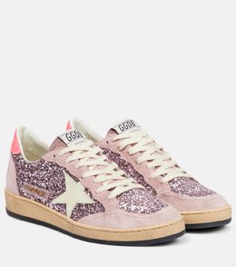 Golden Goose: Розовые кроссовки  Ball Star