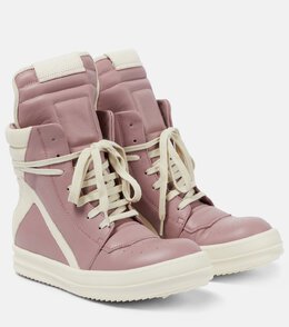 Rick Owens: Розовые кроссовки Geobasket