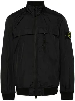 Stone Island: Чёрная куртка  Compass