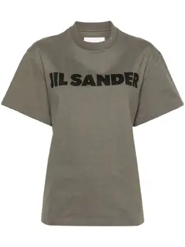 Jil Sander: Футболка с принтом 