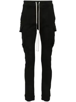 Rick Owens DRKSHDW: Чёрные джинсы  Cargo