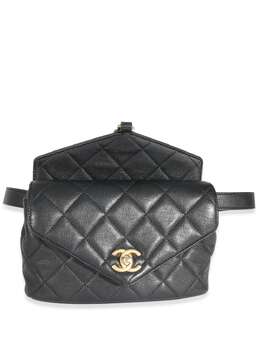 CHANEL Pre-Owned: Чёрная сумка 