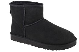 UGG: Чёрные ботинки  Classic Mini