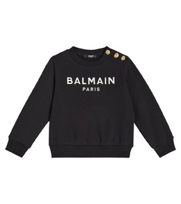 Balmain: Чёрная толстовка 