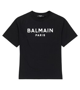 Balmain: Чёрная футболка 