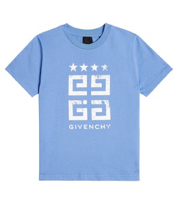 Givenchy: Синяя футболка  4G