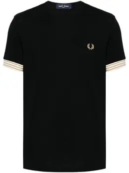 Fred Perry: Хлопковая футболка 