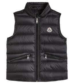 Moncler Enfant: Чёрный жилет 